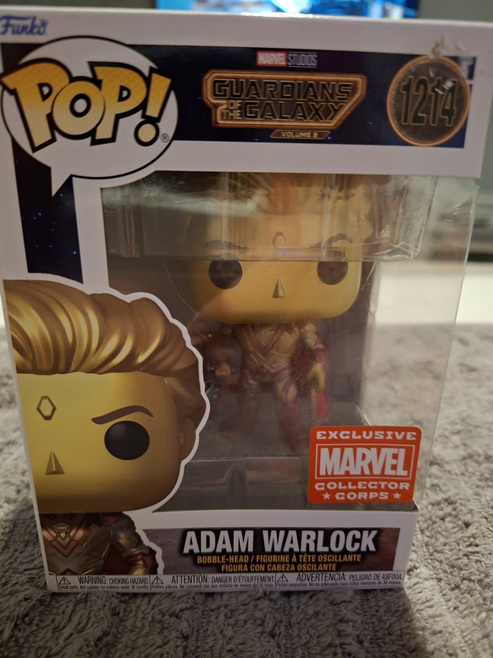 Marvel Gold and Red Adam Warlock Pop! Vinyl Figure